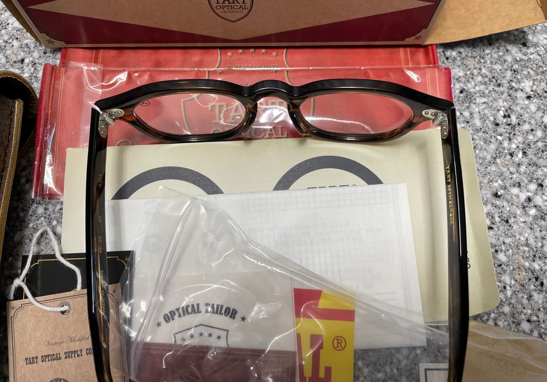 타르트 옵티컬 아넬 헤르티지 49사이즈 A8 새상품 상품이미지4