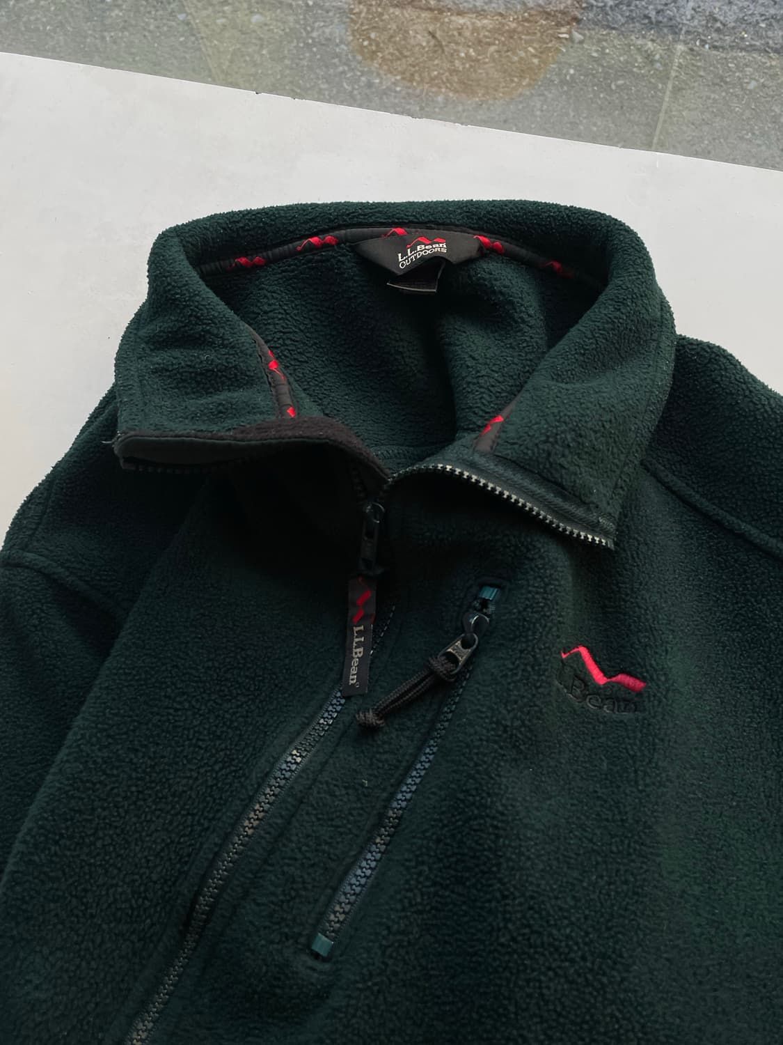 90’s USA L.L.Bean outdoor fleece zipup L 상품이미지2