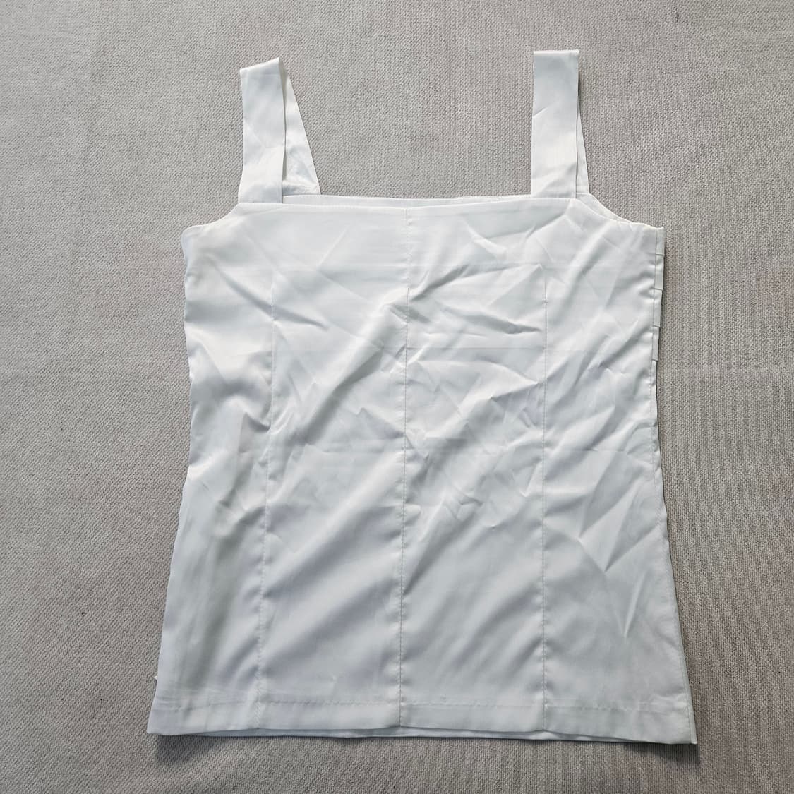 44 빈티지 여성 플리츠 민소매 블라우스 0402Y 상품이미지2