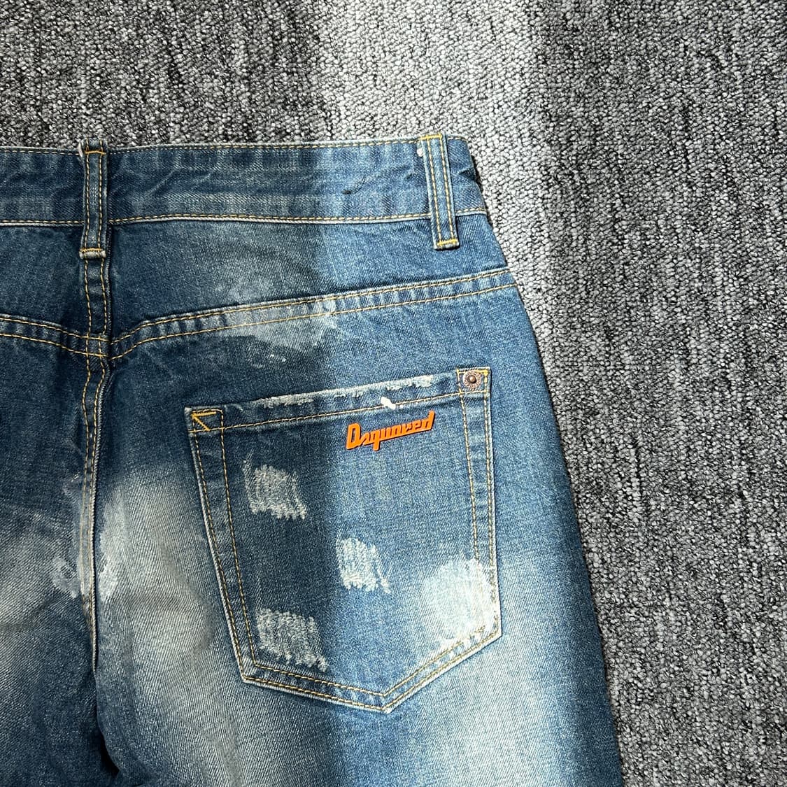 디스퀘어드2 페인팅 데미지 데님 팬츠 상품이미지5