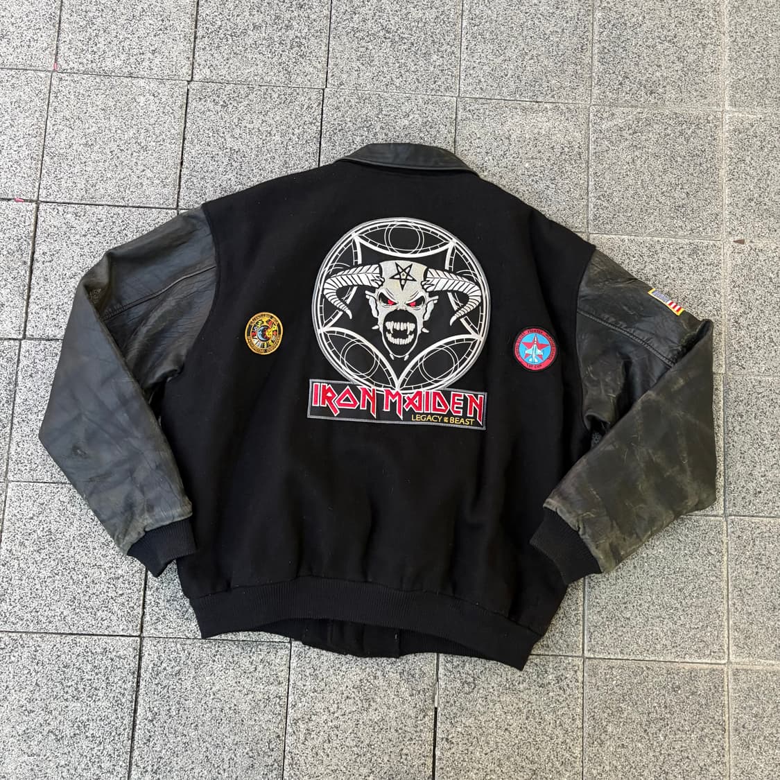 빈티지 골든 베어 바시티 자켓 상품이미지5