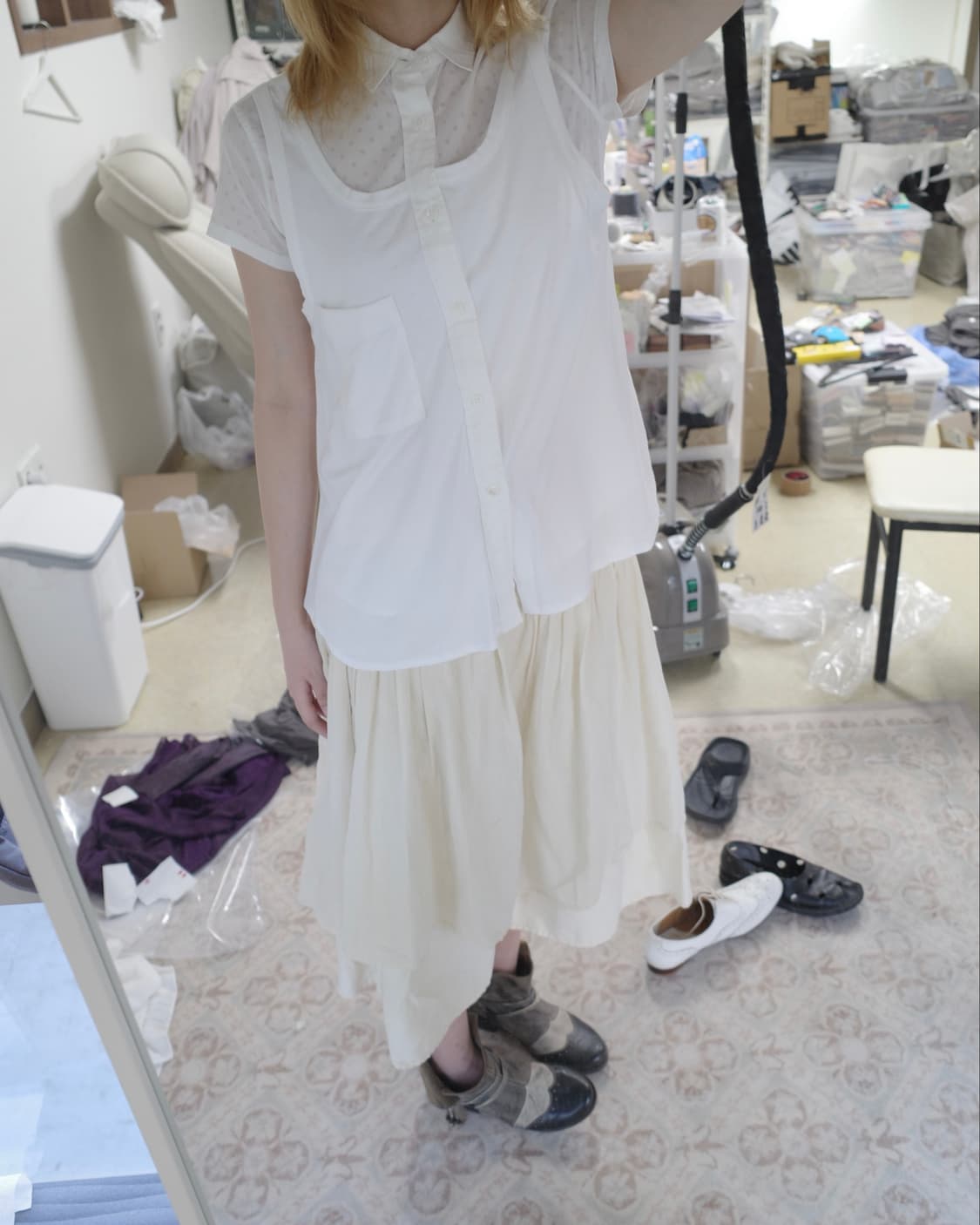 Y's layered shirt 상품이미지4