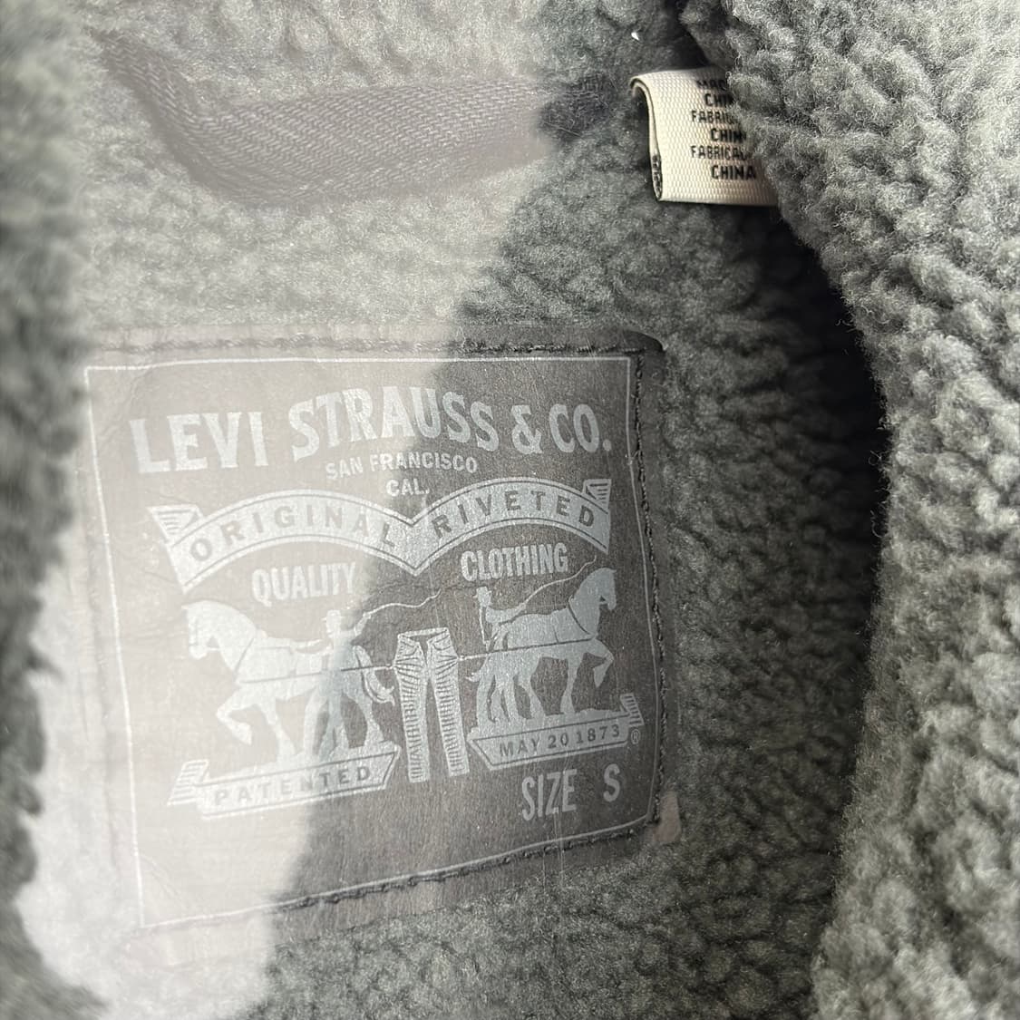 리바이스 블랙 쉐르파 셰르파 트러커 자켓 상품이미지3