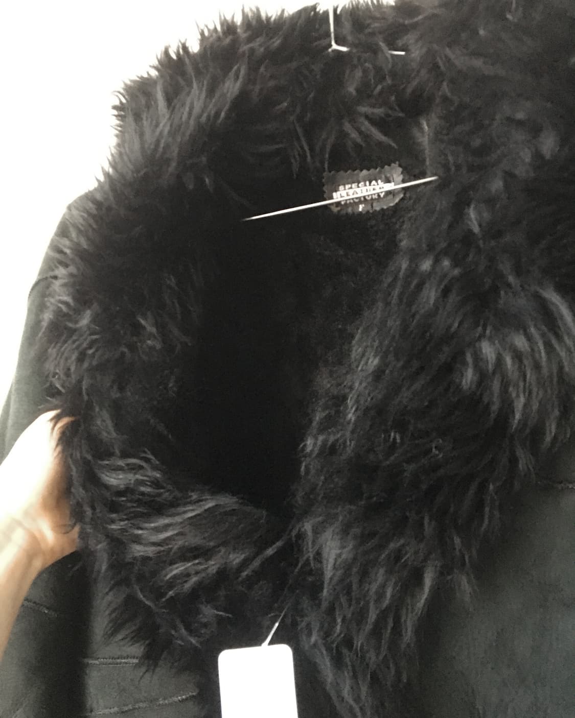 Fake fur point patch work mustang 상품이미지6