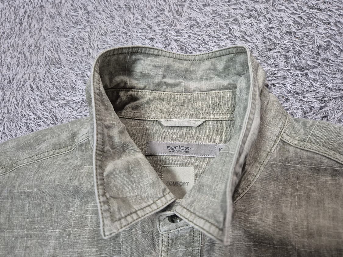 코오롱 series 남성 린넨 셔츠 100 상품이미지3