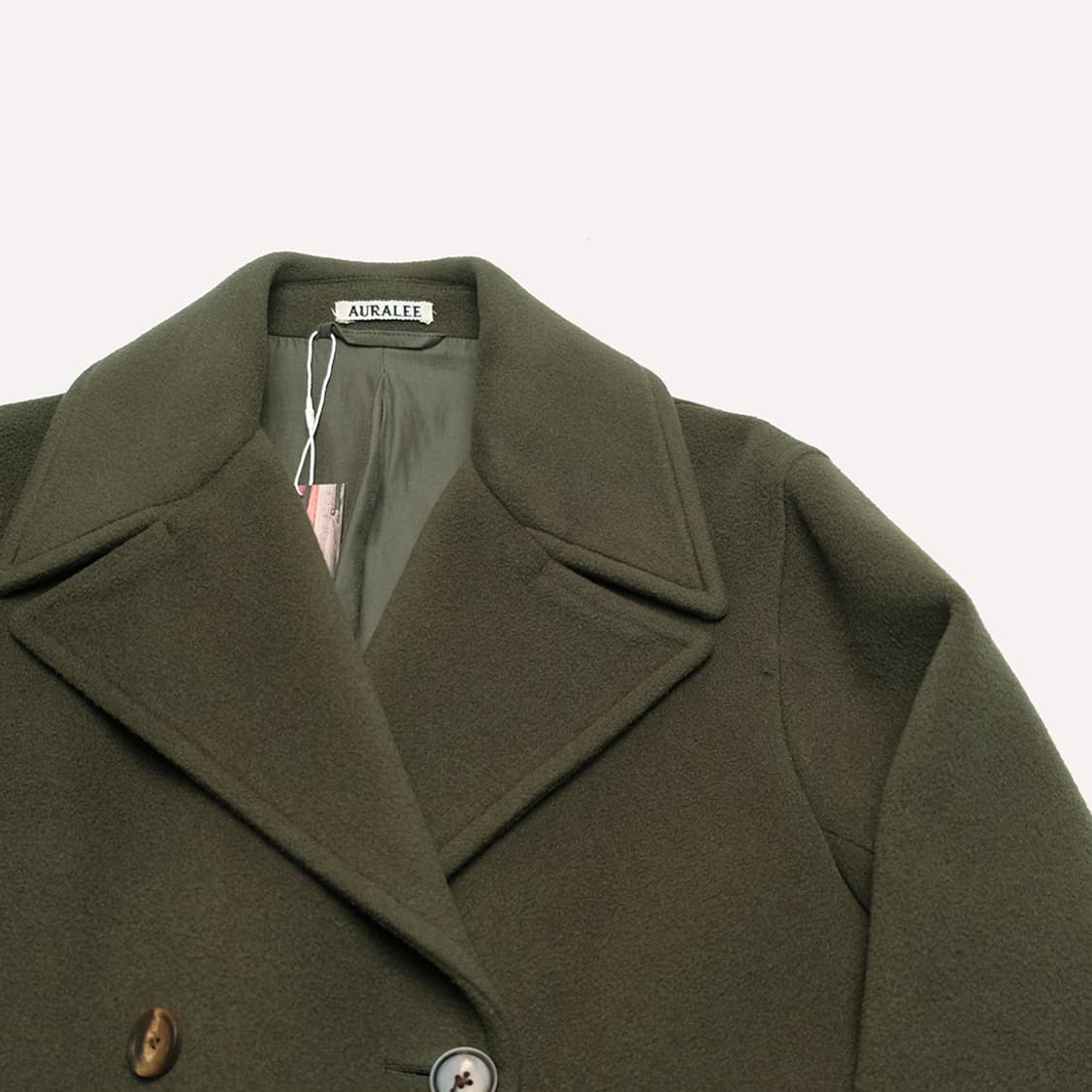 beaver melton long p-coat  상품이미지3