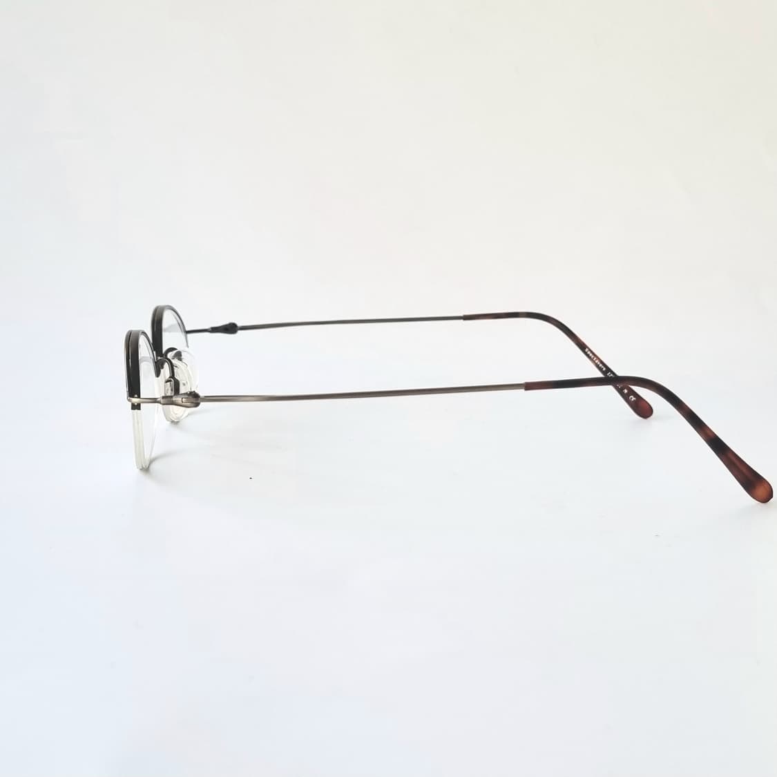 데드스탁 빈티지 오벌형 엔틱 반무테 안경테 463 상품이미지6