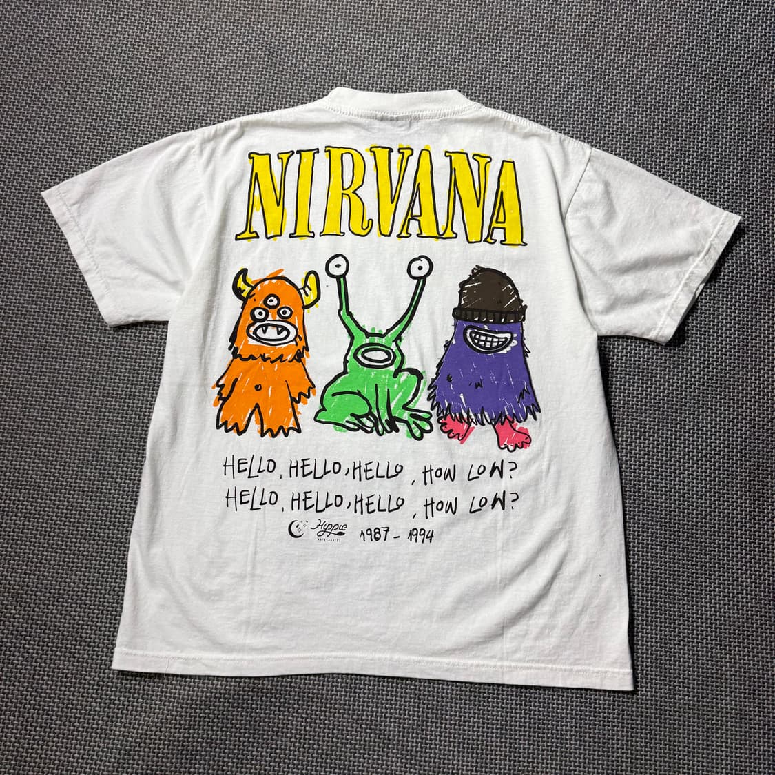 새상품) 너바나 네버마인드 락밴드 프린팅 티셔츠 (L/XL) 상품이미지8