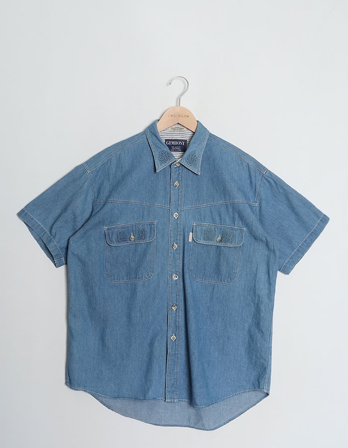 90's GEMBOY Denim Shirts 상품이미지1