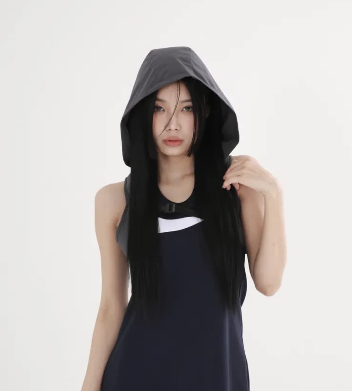 (단종) 더블에스씨 아카이브 후드 조끼 Hood vest 003 Gray 상품이미지3