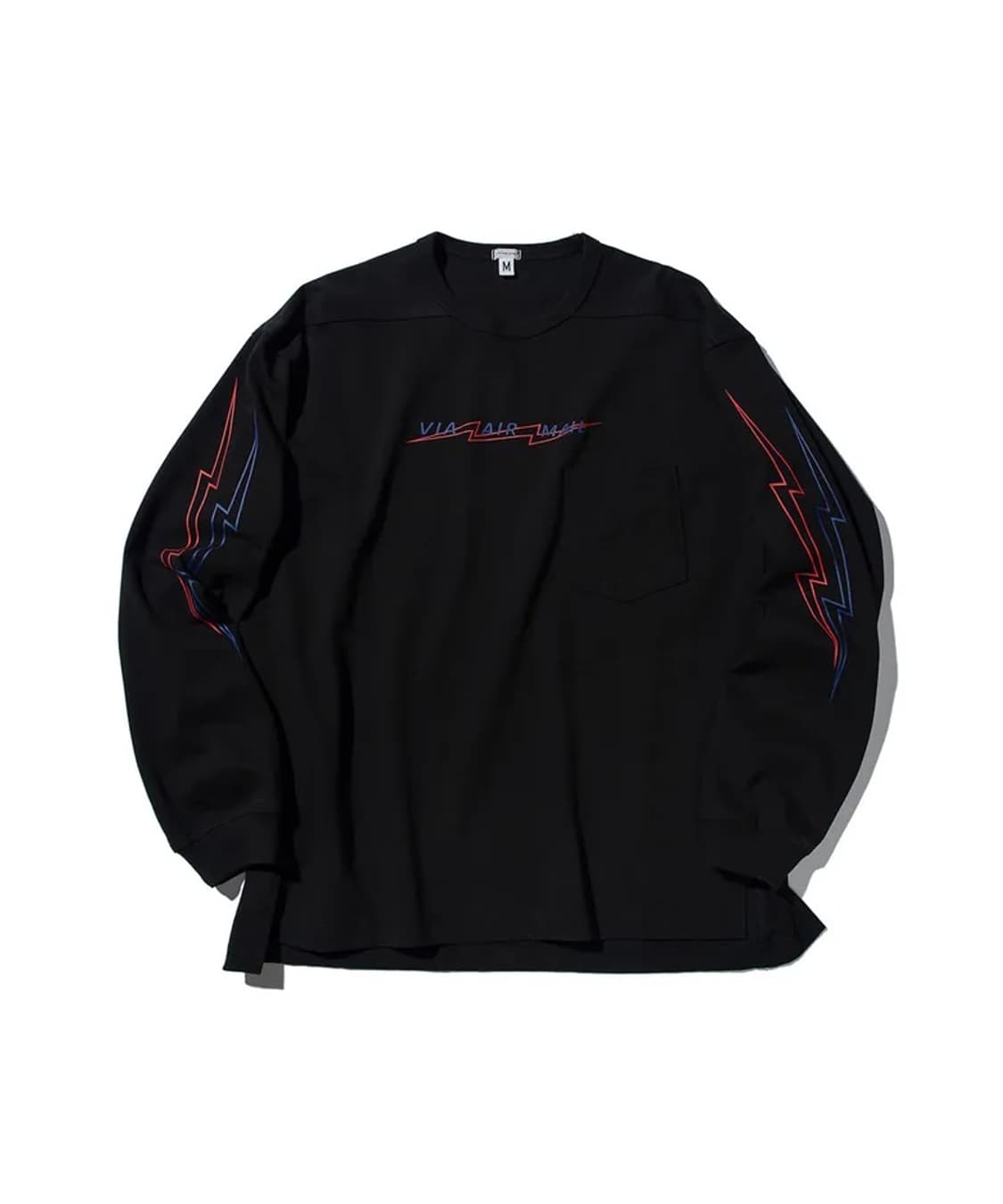 올리브 드랩 서비스 VIA AIR MAIL TEE 블랙 L사이즈 팝니다 상품이미지1