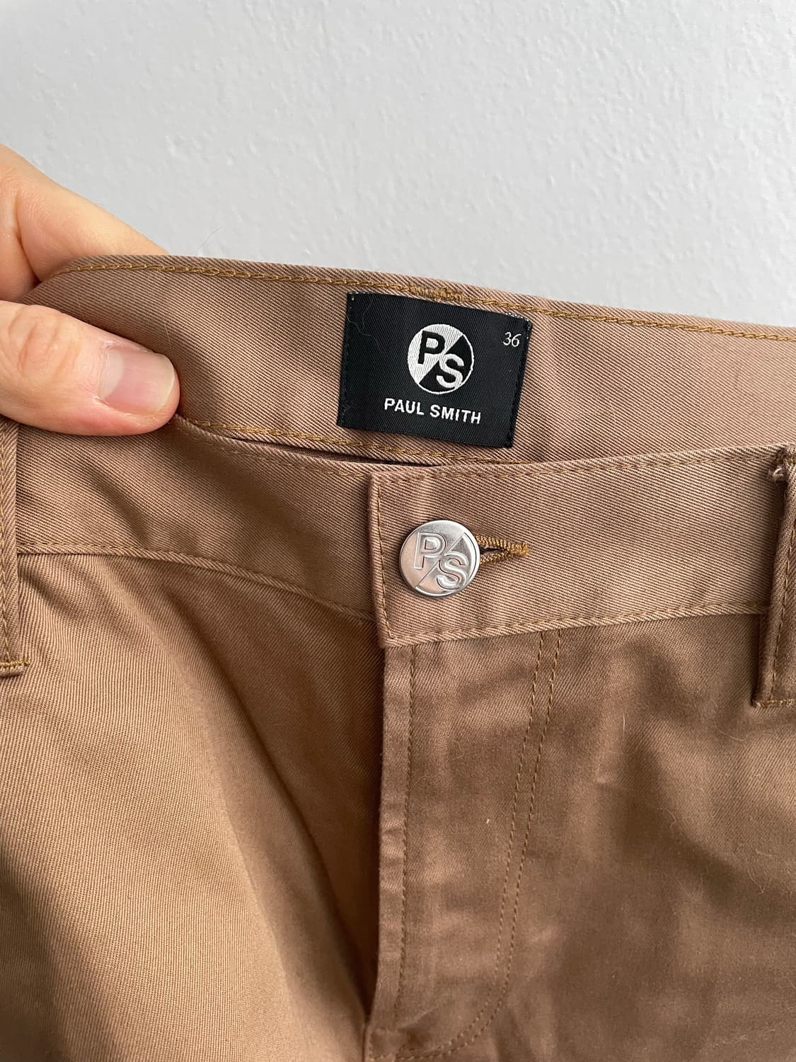 폴 스미스 테이퍼드 치노 샌드 베이지 32? 상품이미지5
