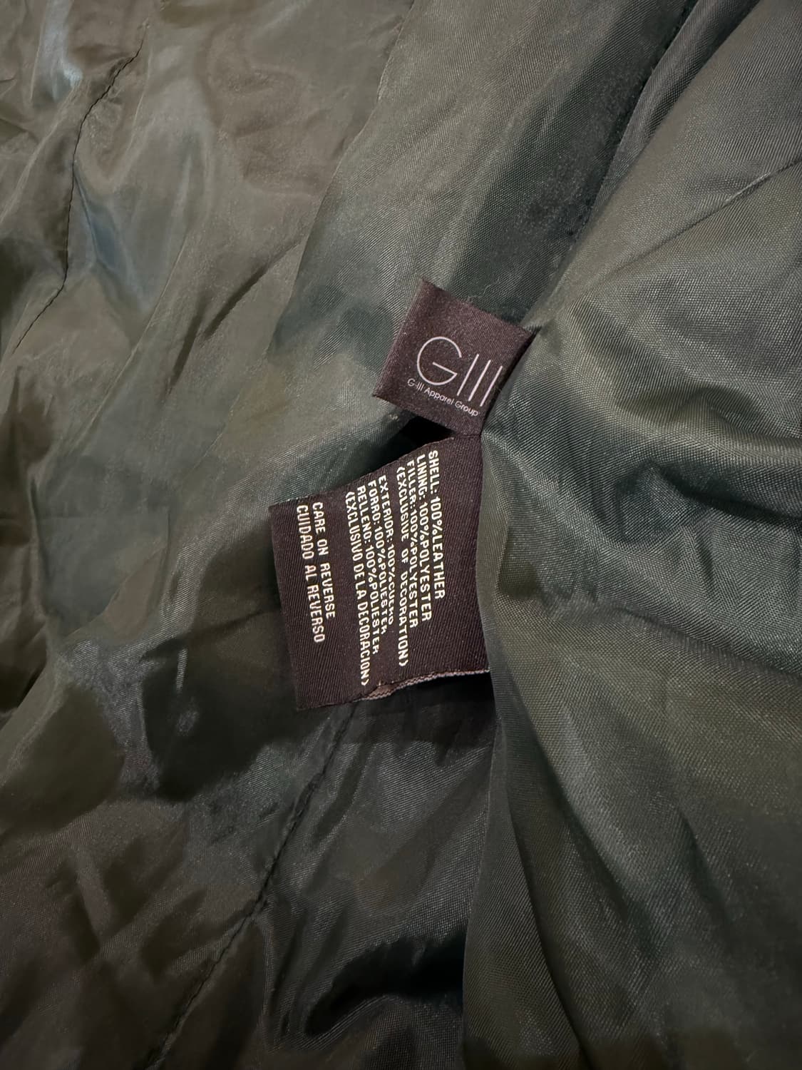 glll어패럴그룹 NFL 올드스쿨 바시티 가죽 래더자켓 뉴욕제츠 상품이미지5