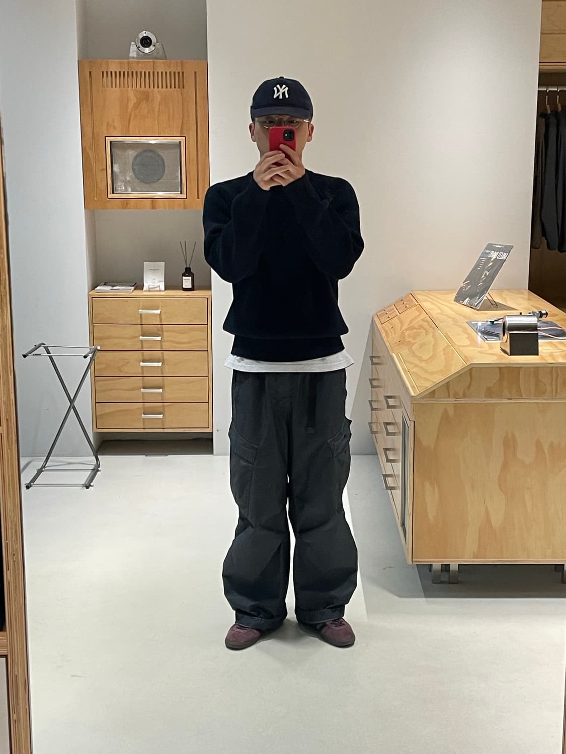 해칭룸 mil pants cpn washed stone indigo 2 상품이미지7