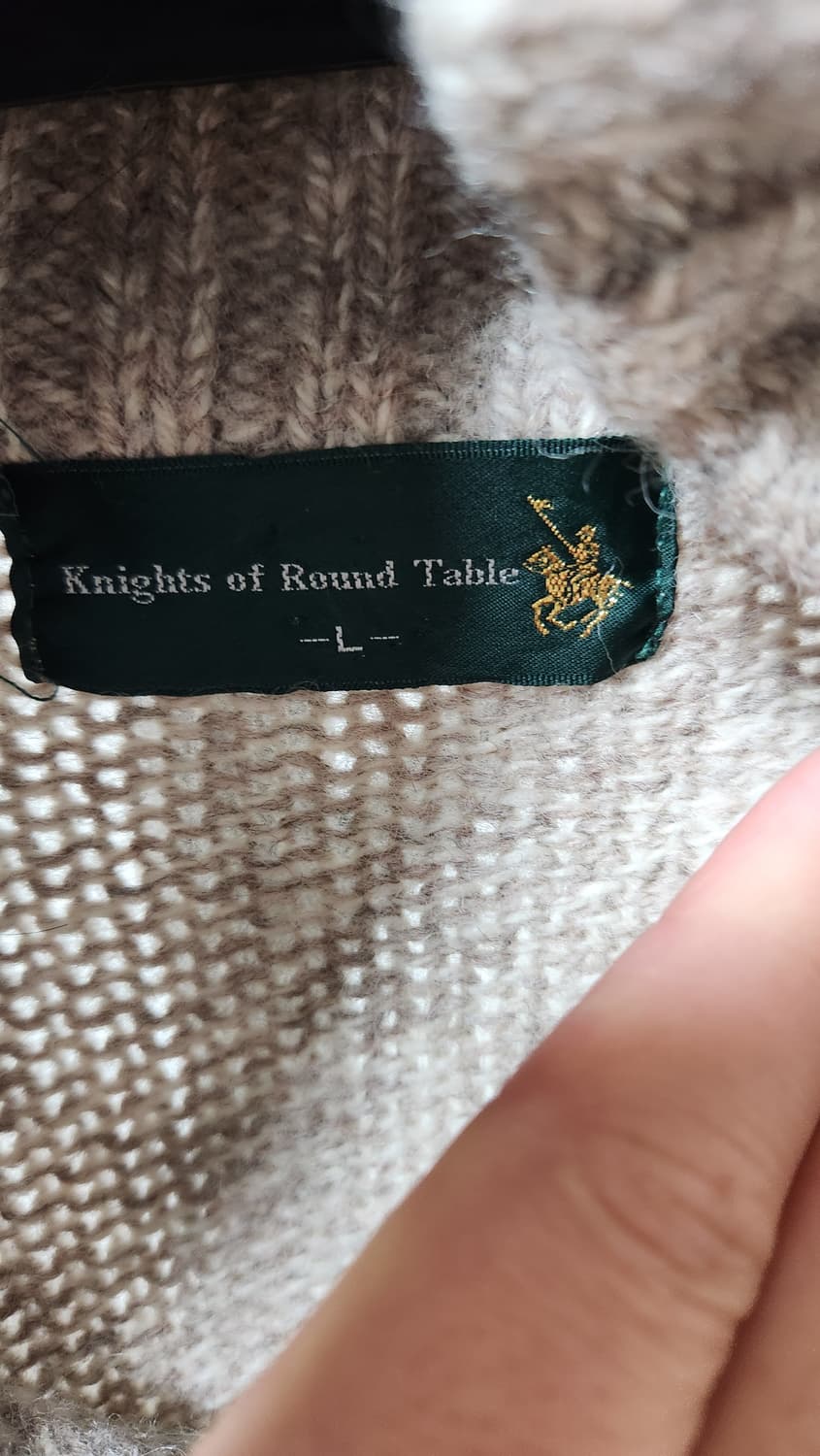 숄카라 니트 패치 스웨터 L(실제 105) 상품이미지4