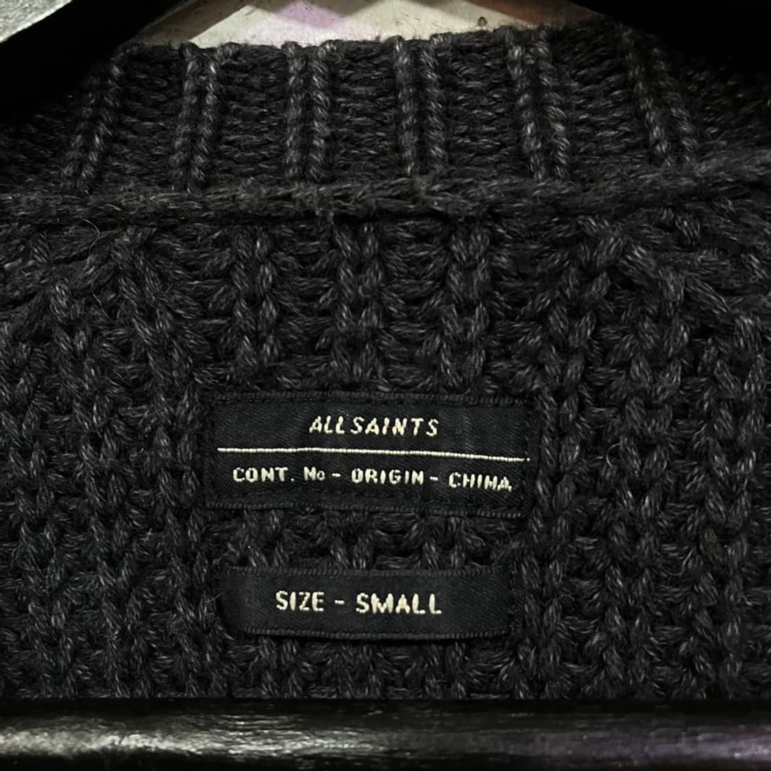 올세인츠 숄버튼 니트 상품이미지5