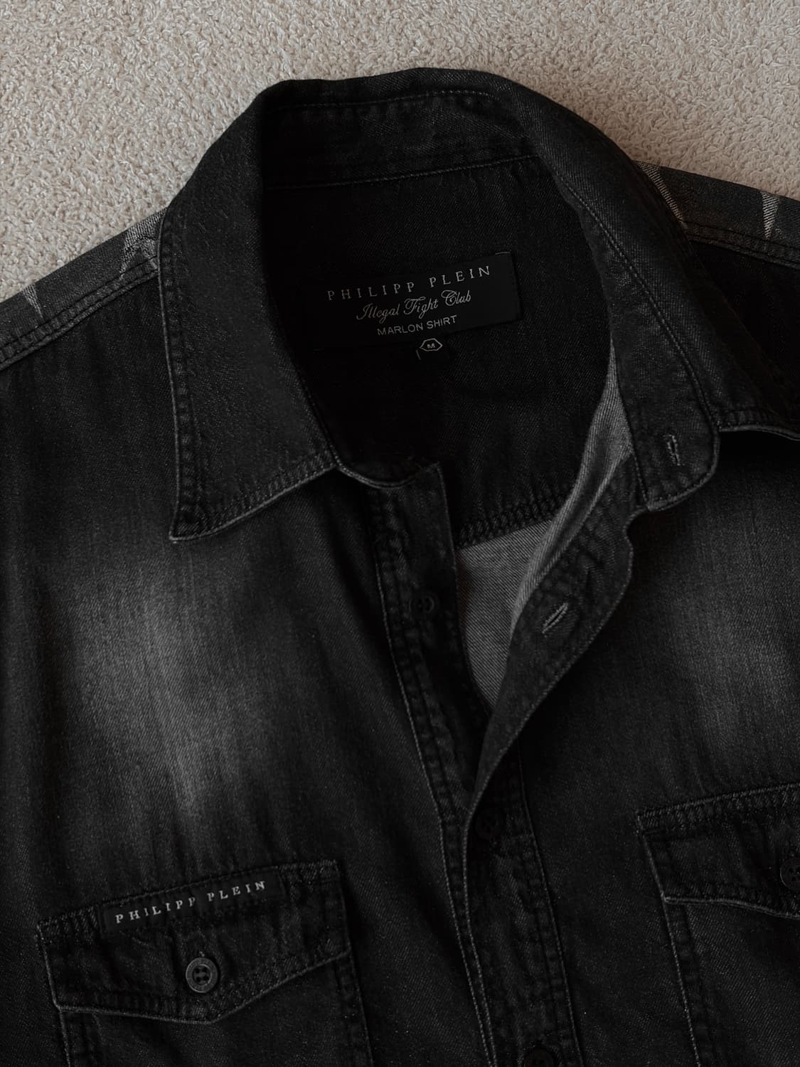 필립플레인 FW14 Marlon Illegal Fight Club 셔츠 상품이미지5