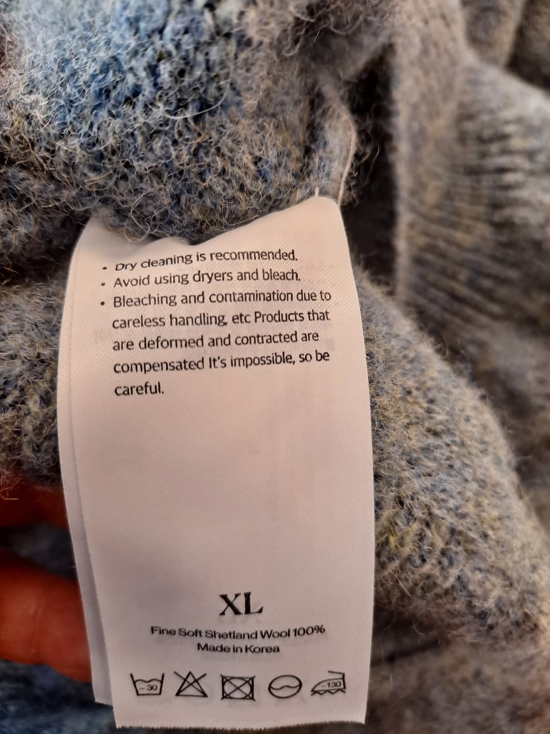 니티드 쉐기독 니트 XL 상품이미지9