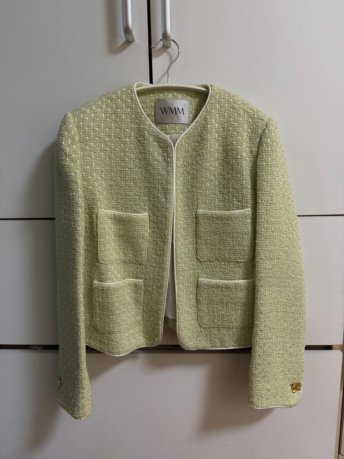 [wmm] 멜론 트위드 자켓 s 상품이미지3
