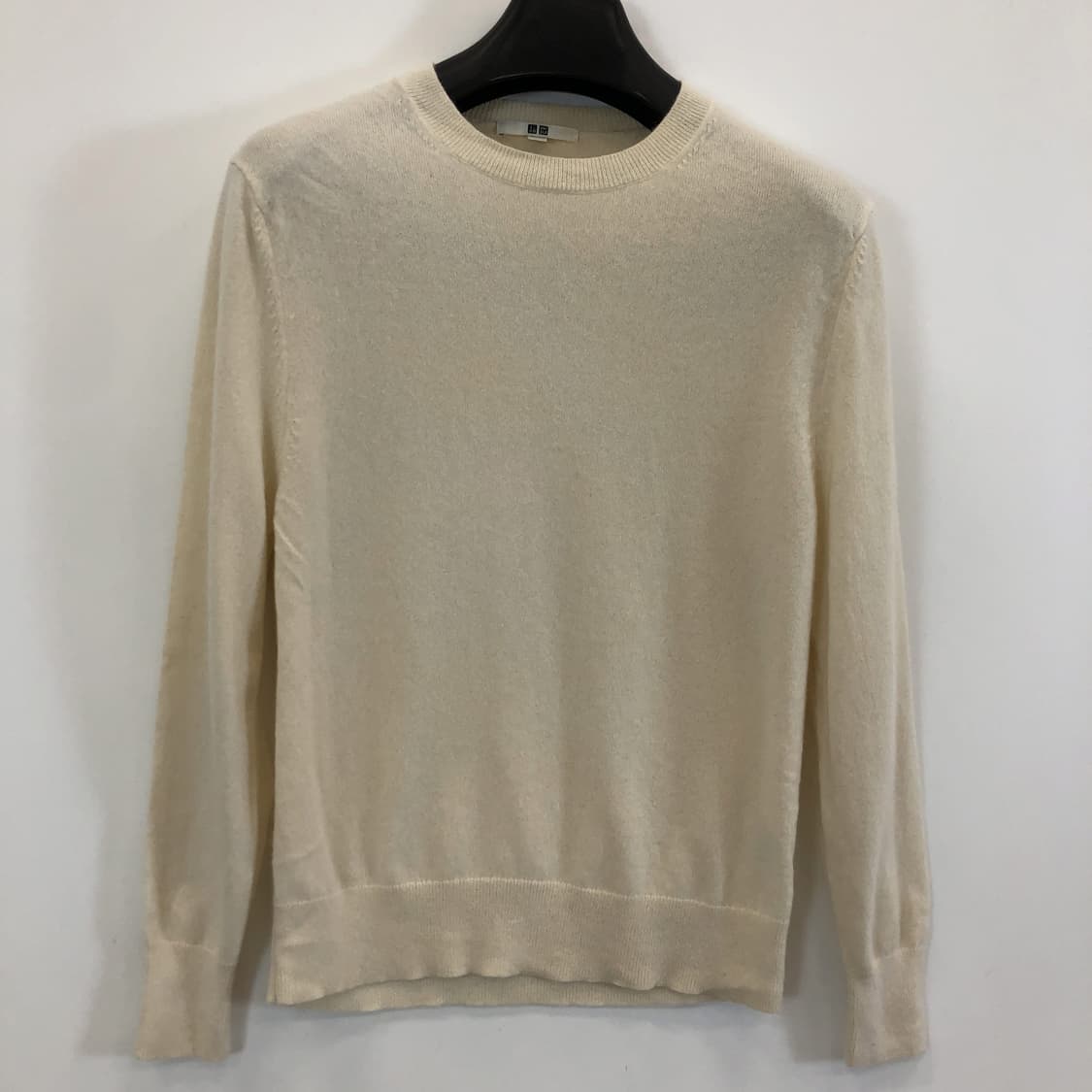 유니클로 캐시미어 100% 니트 M 아이보리  상품이미지1