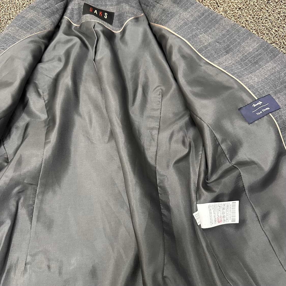 DAKS 닥스 여성 체크 울 자켓 90(S) 상품이미지8