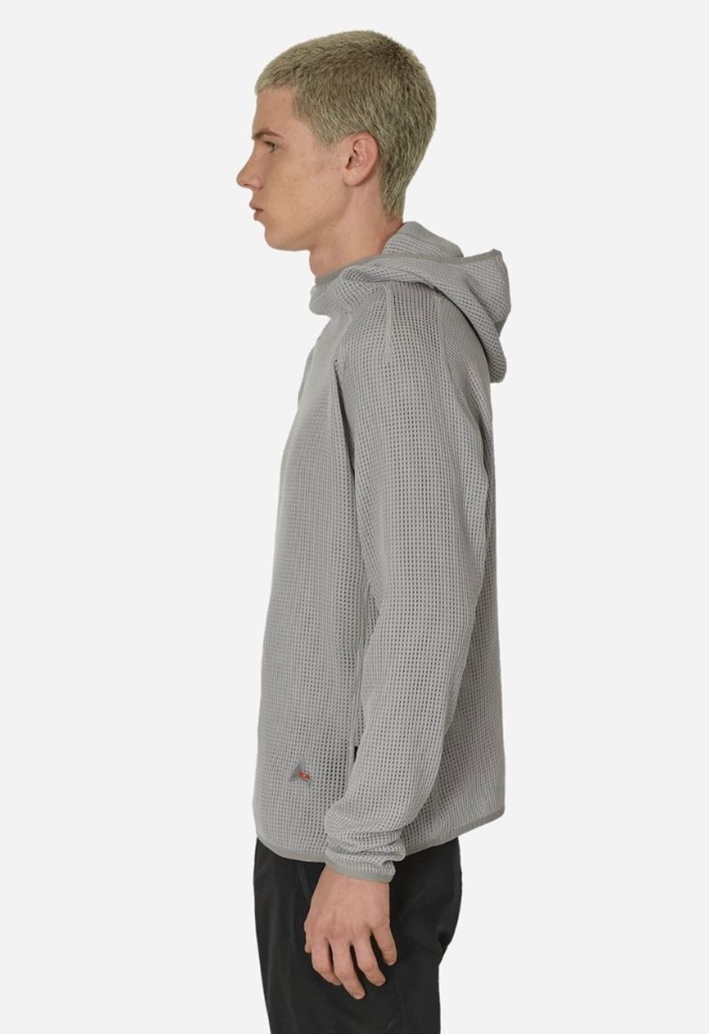 Roa Mesh Hoodie in Gray 로아 매쉬 후드 상품이미지2