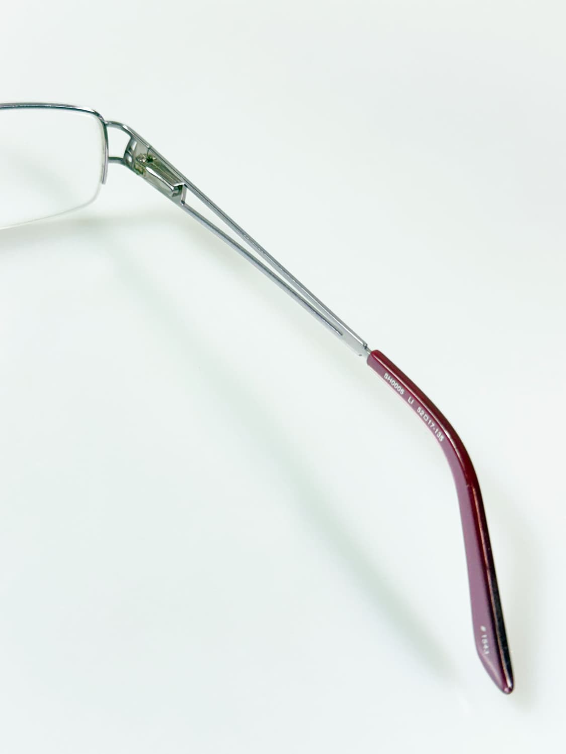 SOUTH HAMPTON 반무테 스퀘어 메탈 빈티지 안경 상품이미지6