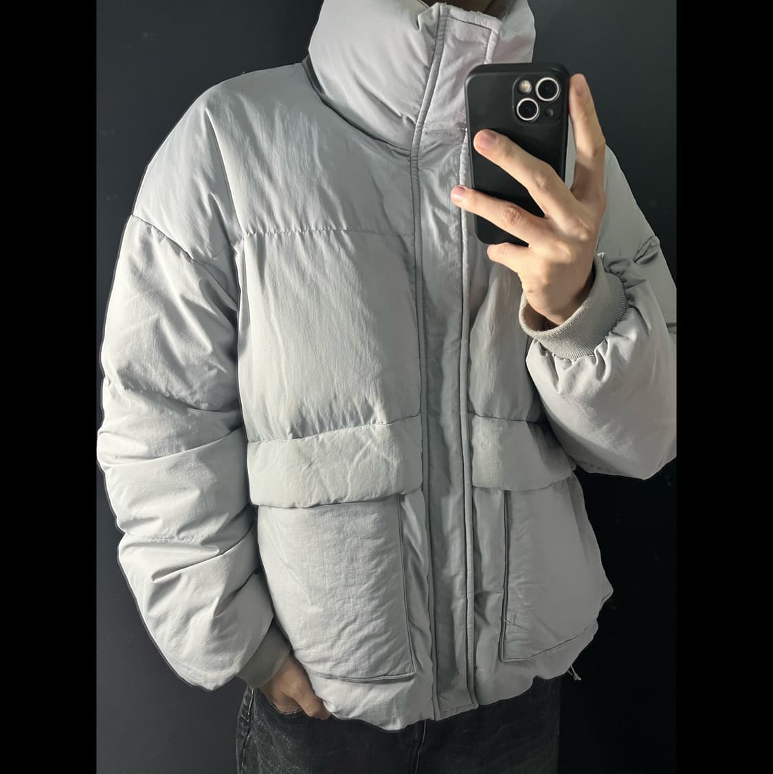 CGP 코드그라피 유틸리티 덕다운 숏 패딩 상품이미지1