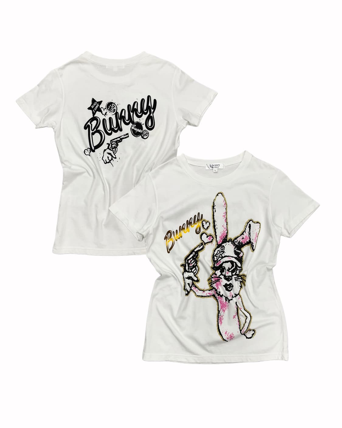 revolver bunny printing t-shirt 상품이미지1