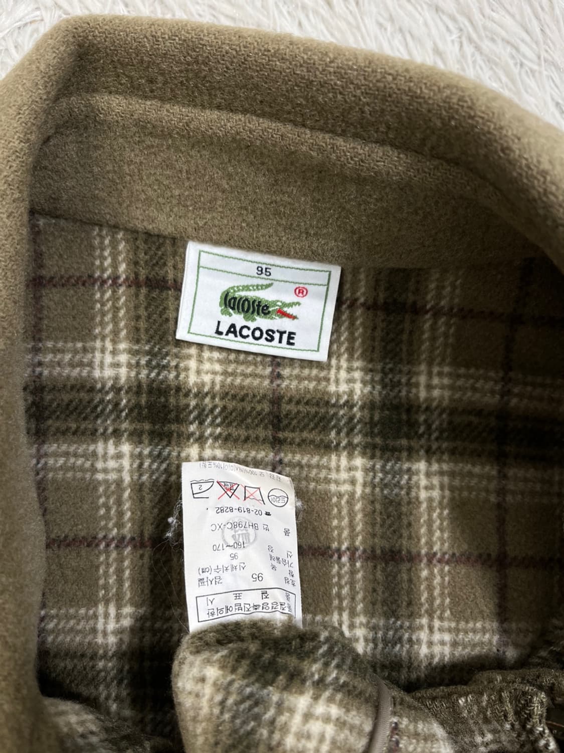 라코스테 모직 블루종 자켓/캐시미어/#2631 상품이미지5