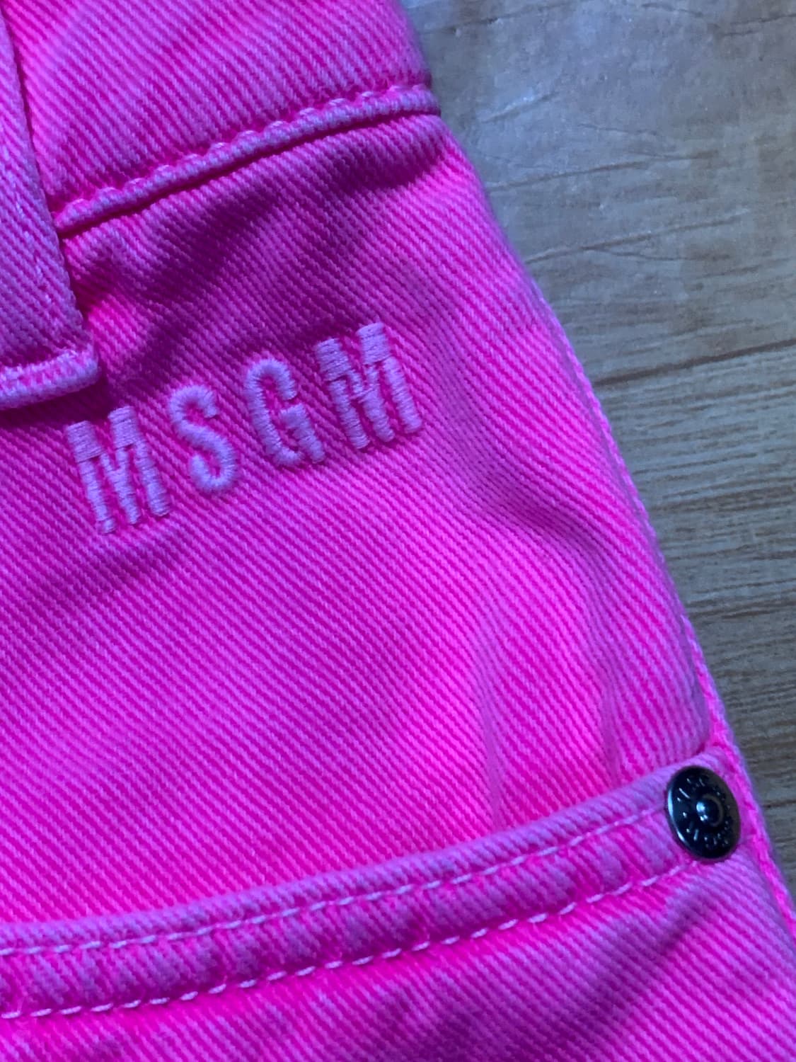 MSGM 엠에스지엠 하이웨스트 데님 숏츠(36 사이즈) 상품이미지5