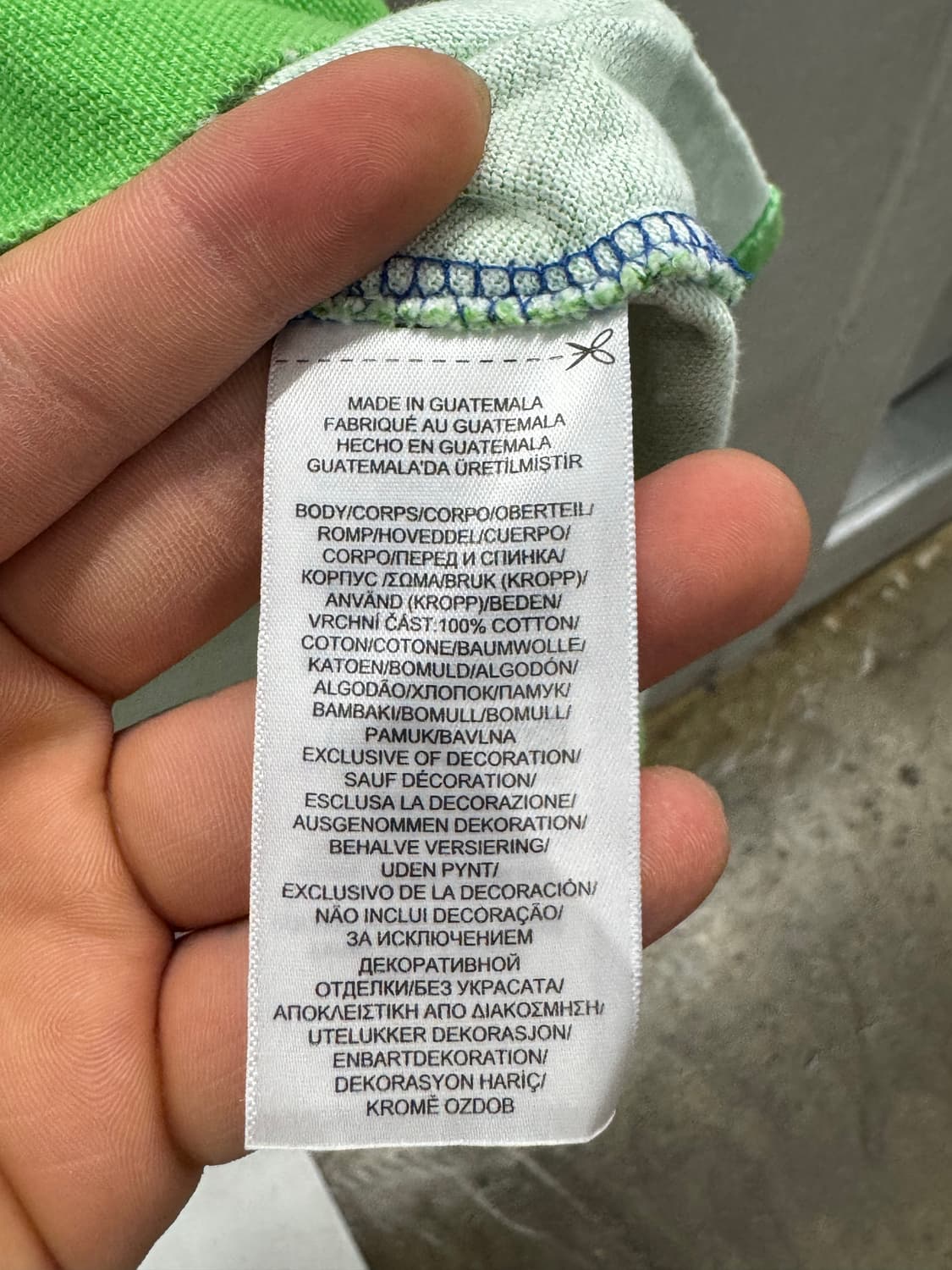 폴로 랄프로렌 스트라이프 반팔 카라티 L 상품이미지4