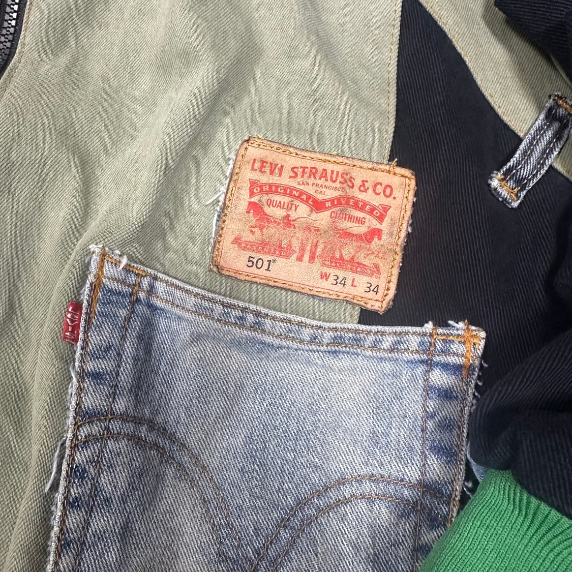 ✨ (바배) 리바이스 데님 커스텀 자켓  상품이미지3