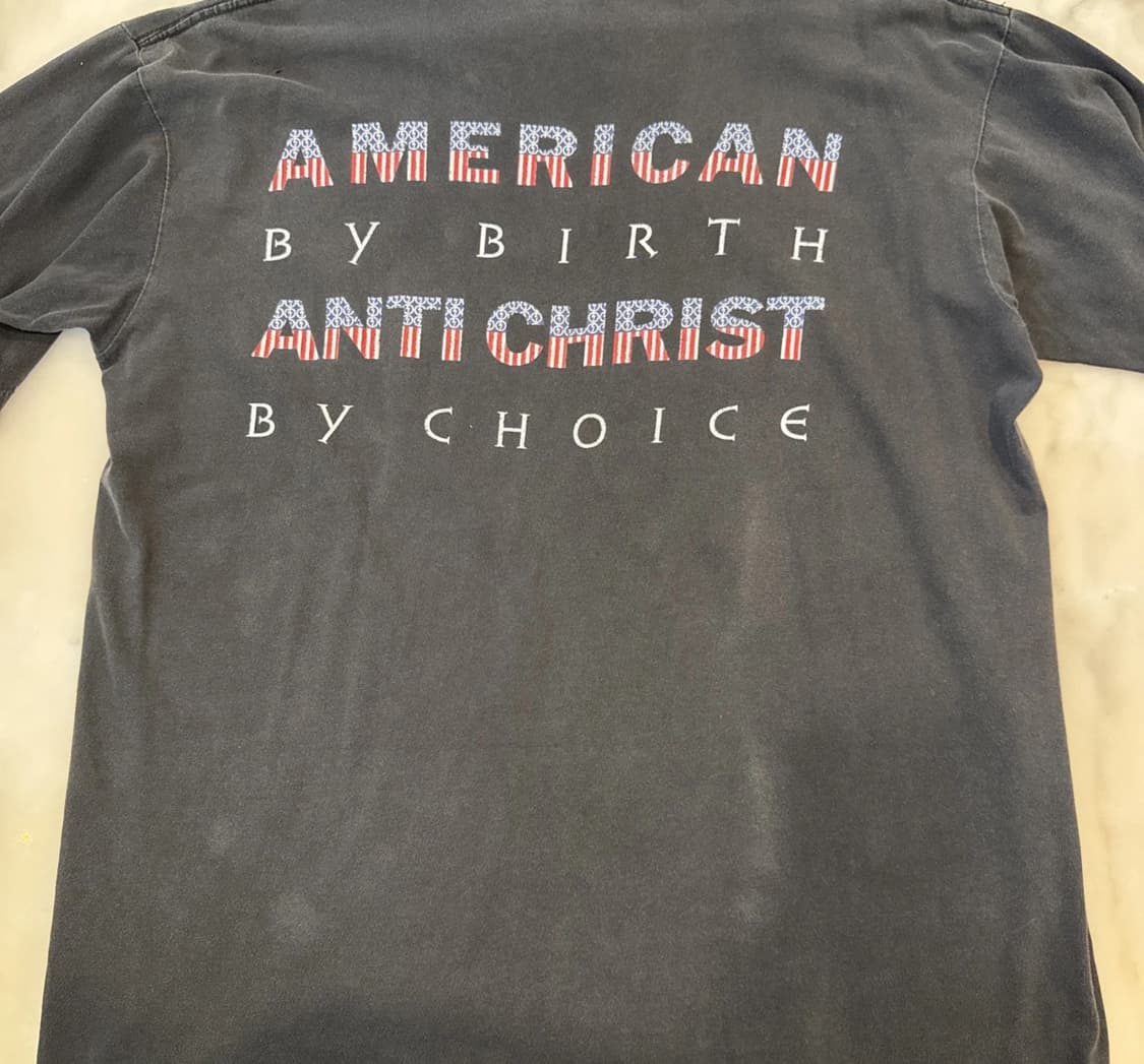 [XL] 90s 마릴린 맨슨 american flag 빈티지 밴드티 상품이미지4