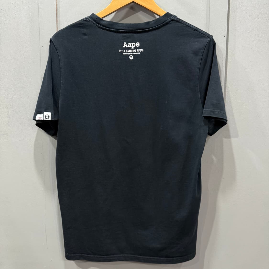M Aape 베이프 에이프 카모 레터링 반팔 티셔츠 상품이미지2