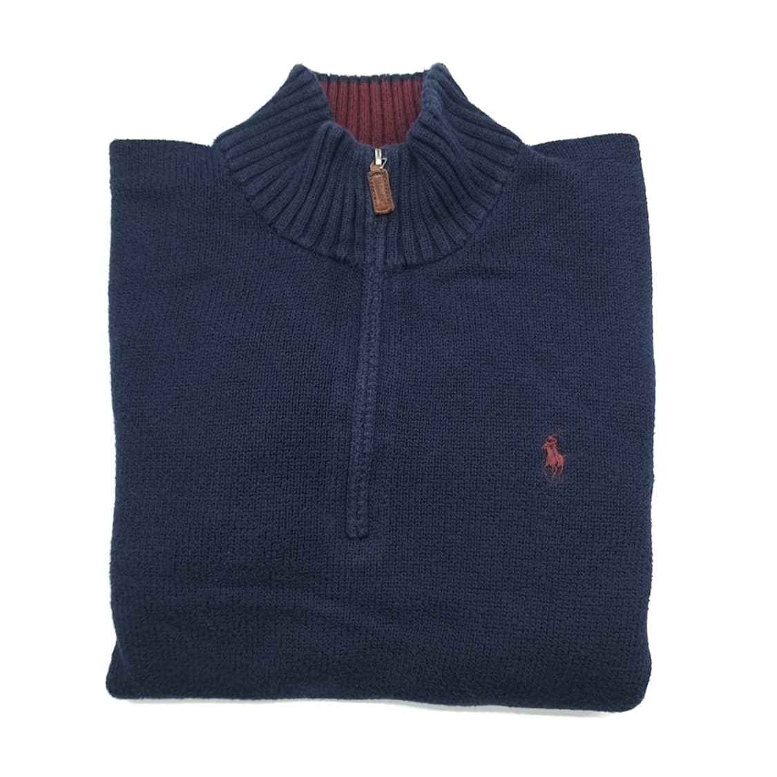 CN809 S 폴로 랄프로렌 다크네이비 하프집업 긴팔 니트 스웨터 상품이미지8