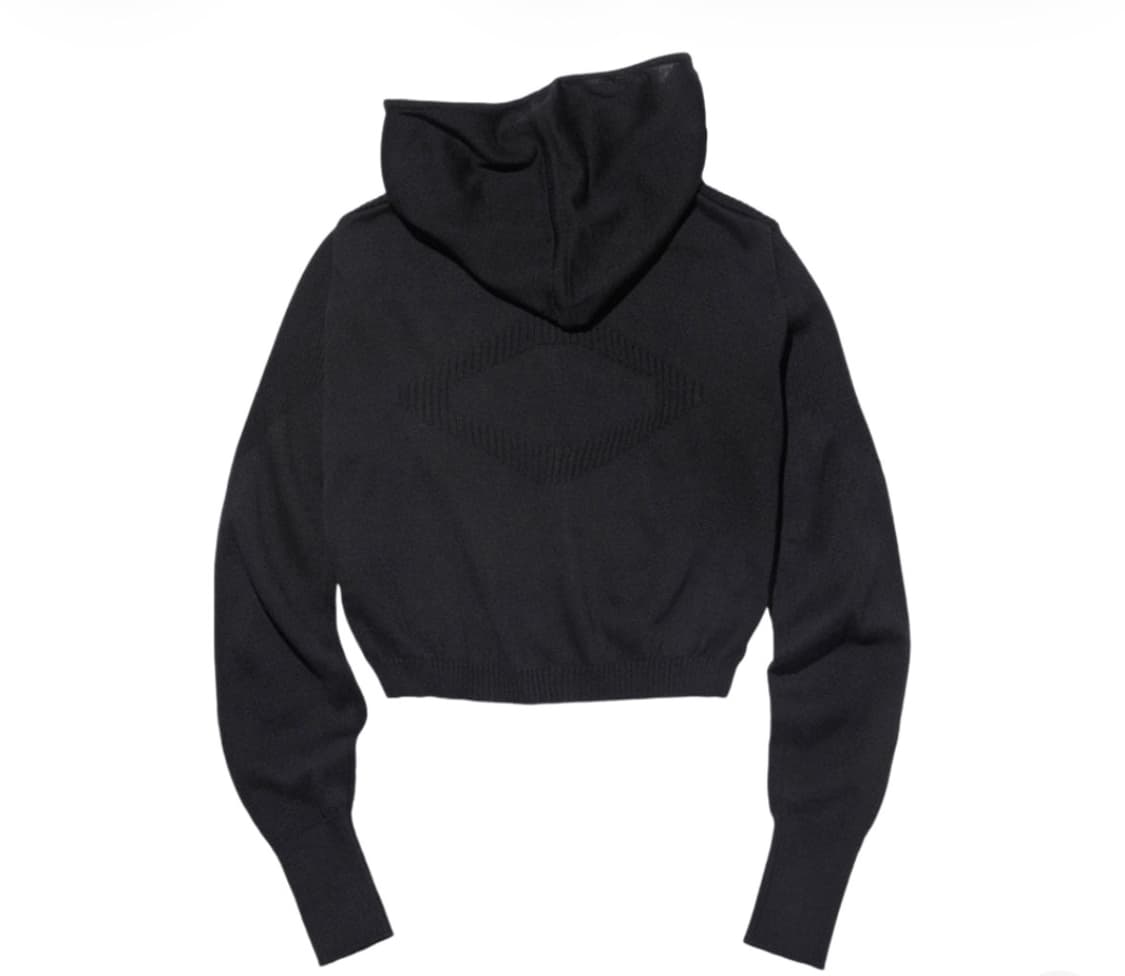 미스치프 롬버스 니티드 후드 블랙 상품이미지2