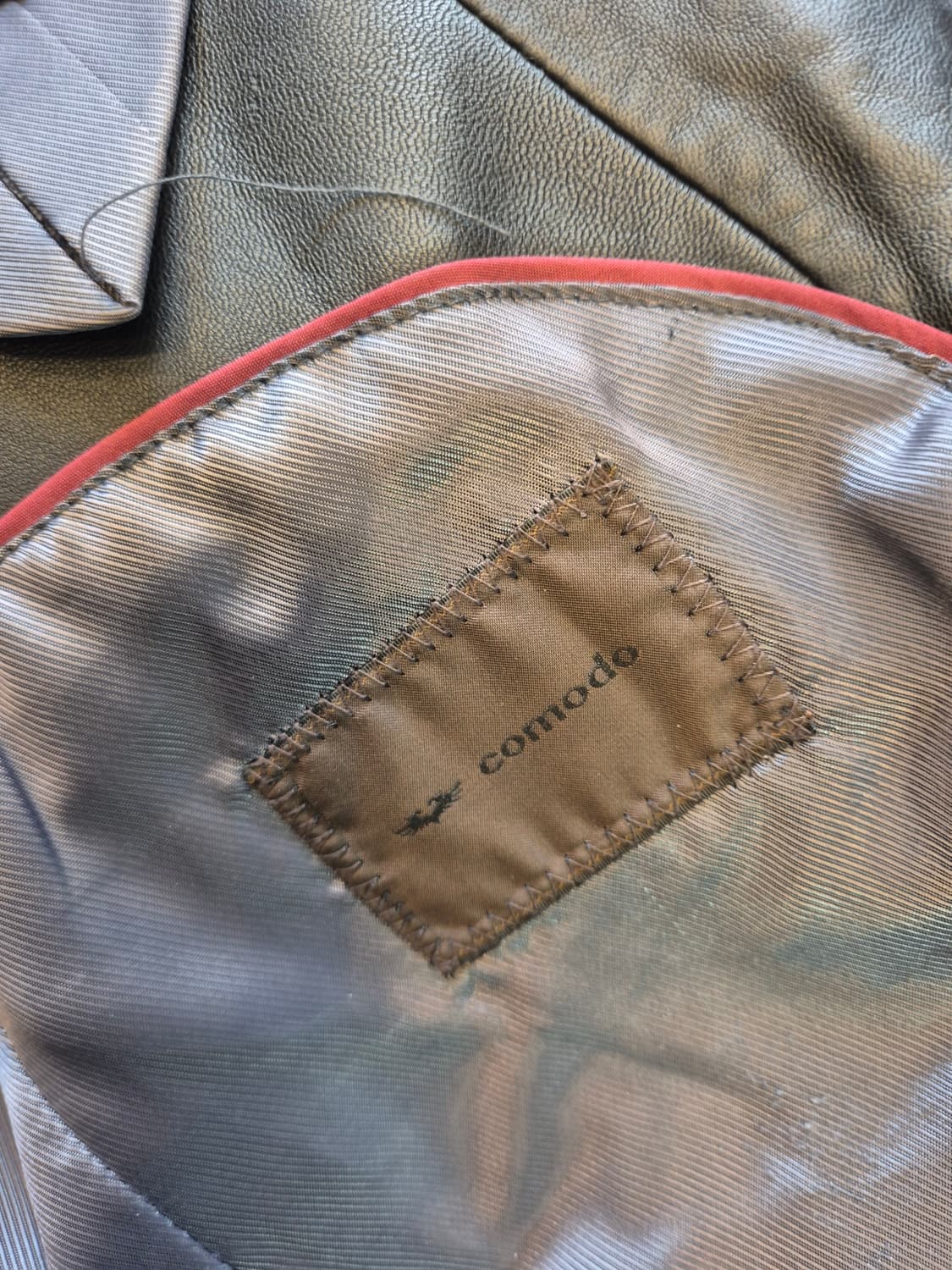 코모도 남성 양가죽 빈티지 자켓 100사이즈 추천 상품이미지3