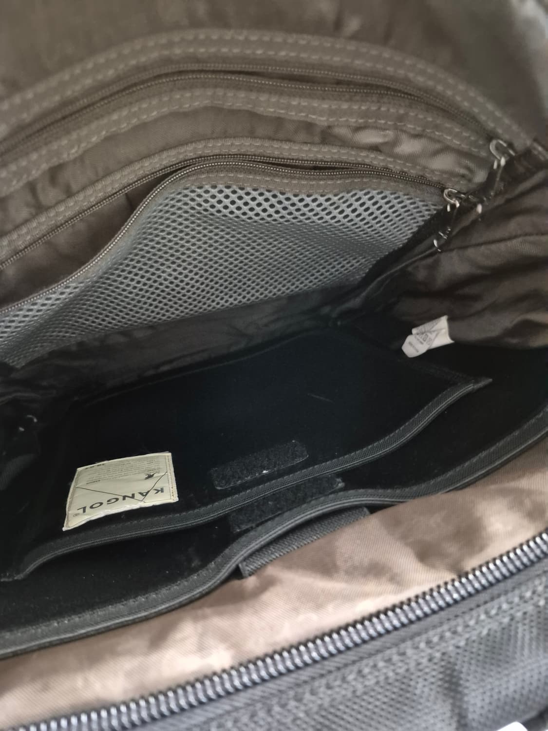 캉골 블랙 백팩 가방 상품이미지7