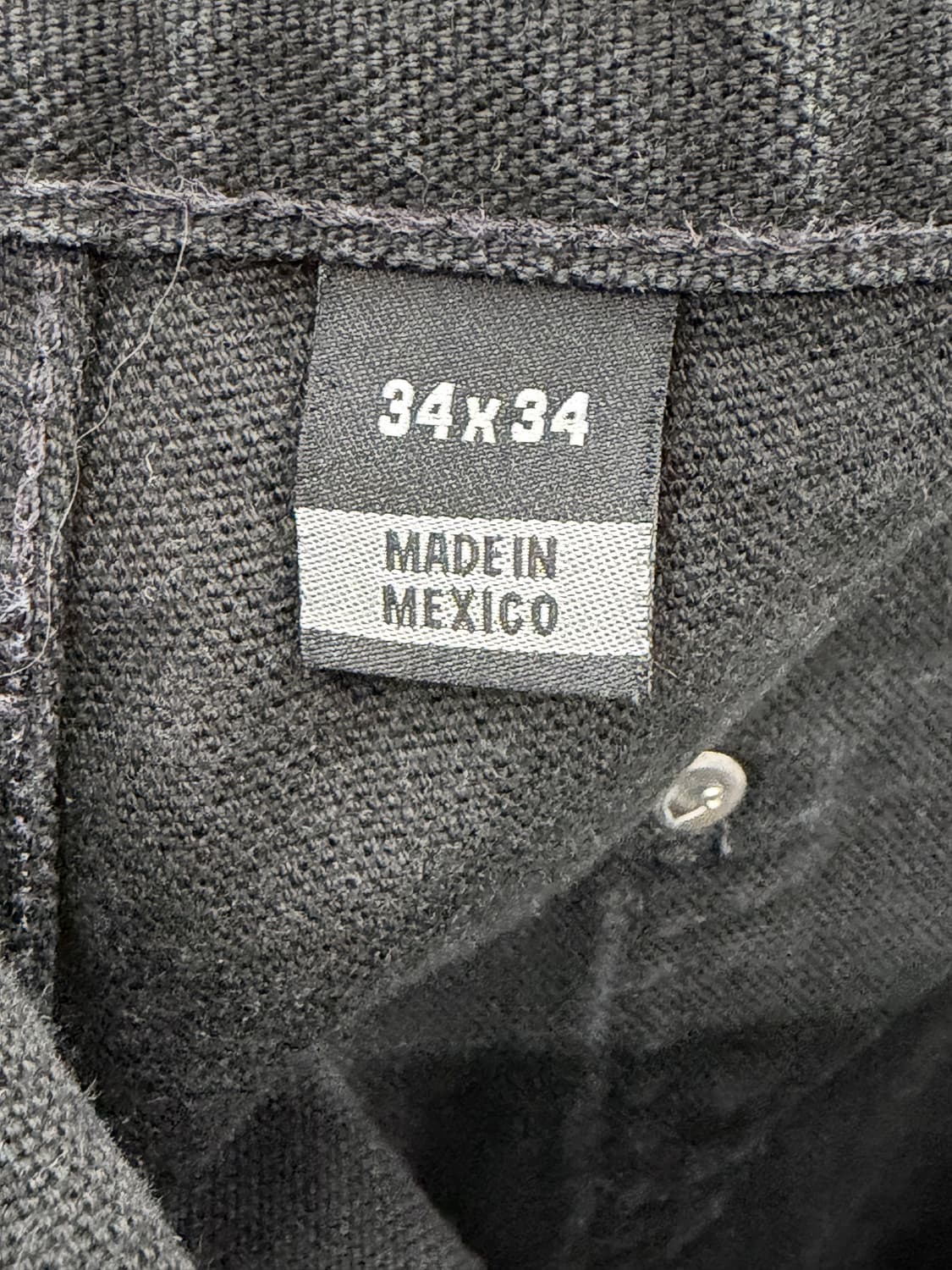 칼하트 블랙 더블니 워크 팬츠 상품이미지6