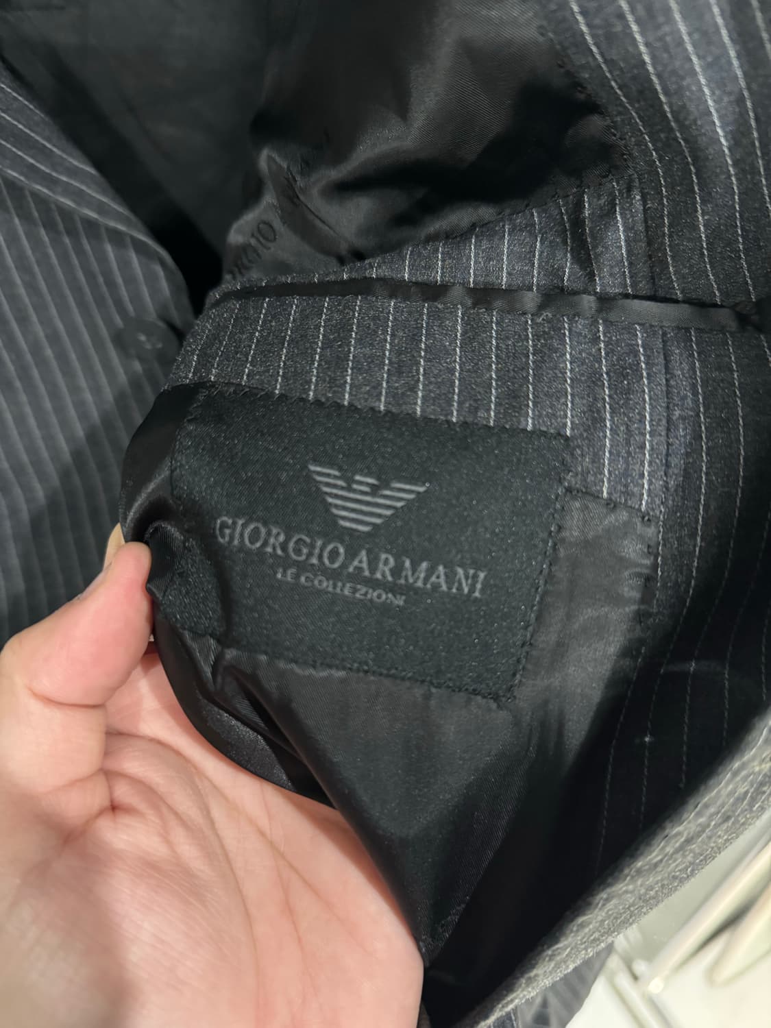 조르지오 아르마니 클래식 스트라이프 수트 셋업  상품이미지5