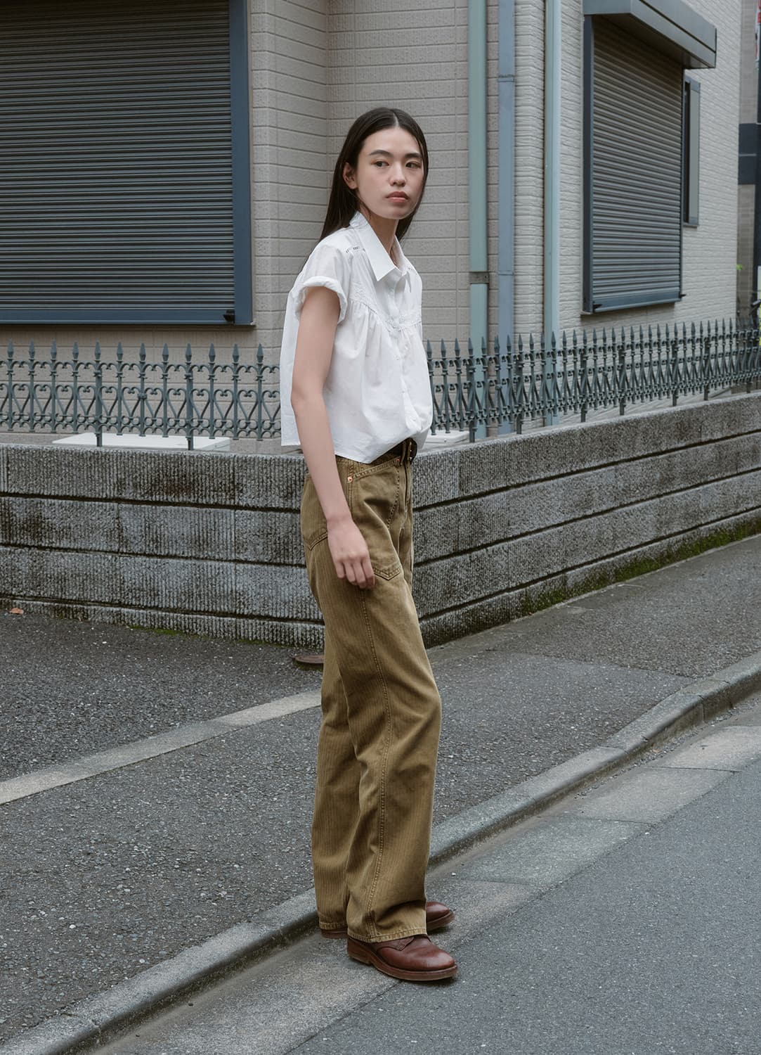 Kair Herringbone Garment Fatigue Pants 상품이미지2