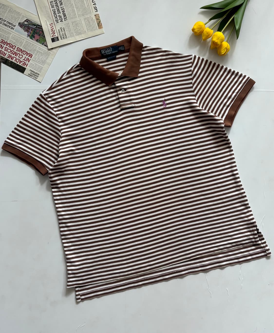 Polo 폴로랄프로렌 스트라이프 카라티  상품이미지1