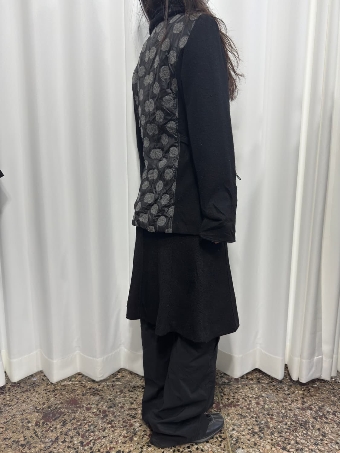 dot detail wool jacket 상품이미지6