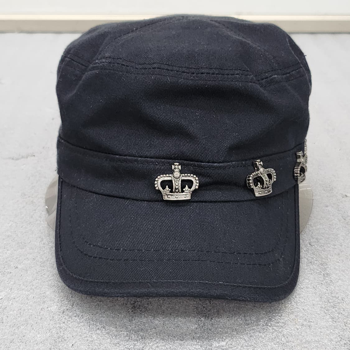 브로큰다운 군모 블랙 프리사이즈  상품이미지2