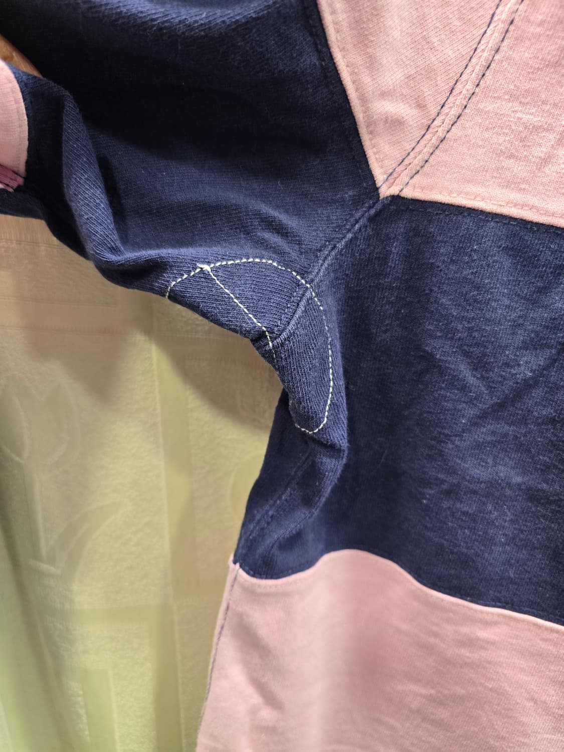 폴로 랄프로렌 단가라 럭비티  핑크/네이비 L(100) 상품이미지8