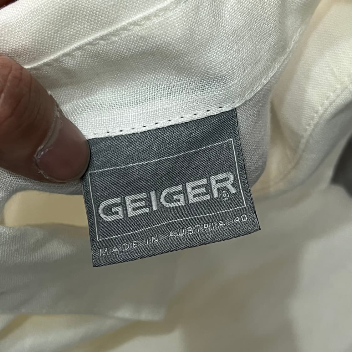  가이거 플라워 자수 린넨 하프 셔츠 y16206 상품이미지7