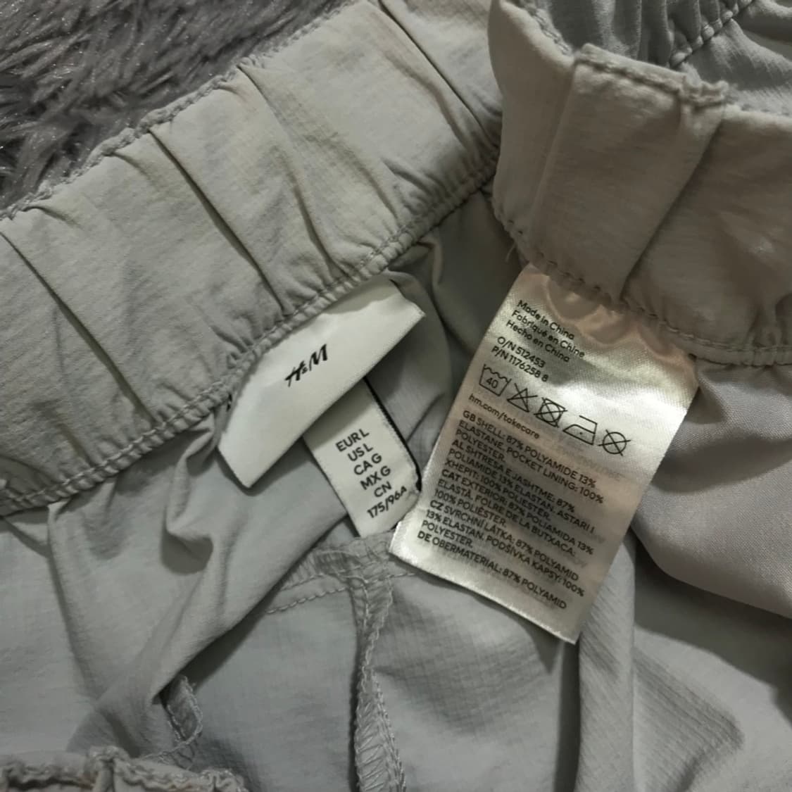 [[L, 공용] H&M 벨티드 카고 하프 팬츠p259 상품이미지4