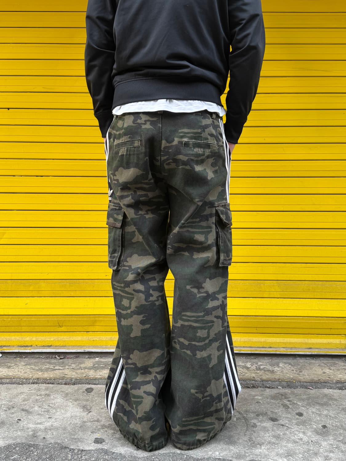 카모플라쥬 삼선줄 커스텀 카고 팬츠 상품이미지3
