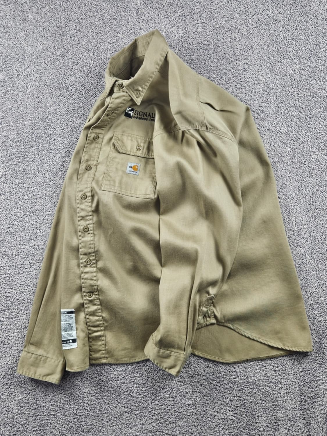 FR 칼하트 파이로세이프 포켓 워크 셔츠 ( L추정 ) / 11285 상품이미지3